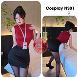 (Snapshop) Cosplay Hóa Trang Nữ Thư Ký NS01 Chính Hãng