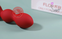 (Snapshop) Đồ chơi cửa sau Butt Plug Flower xoắn rung ngoáy 10 chế độ từ xa Chính Hãng