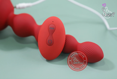 (Snapshop) Đồ chơi cửa sau Butt Plug Flower xoắn rung ngoáy 10 chế độ từ xa Chính Hãng