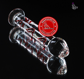 (Snapshop) Dương vật thuỷ tinh MizzZee Glass Dildo hoạ tiết trái tim Chính Hãng