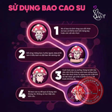 (Snapshop) Bao Cao Su Xtoy King Gem 7 Bi Lớn Hương Vani Chính Hãng