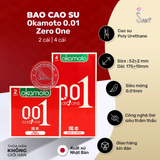 (Snapshop) Bao Cao Su Nhật Bản Okamoto 0.01 Zero One Chính Hãng