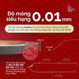 (Snapshop) Bao Cao Su Nhật Bản Okamoto 0.01 Zero One Chính Hãng