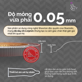 (Snapshop) Bao Cao Su Nhật Bản Okamoto Purity Tinh Khiết Chính Hãng Chính Hãng