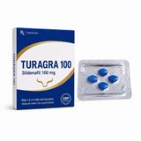 Hàng Chuẩn Nhập Khẩu - Viên hỗ trợ tăng cường sinh lý nam Turagra 4 Viên TURAGRA 100 4 viên - hàng nhập khẩu, dùng theo 