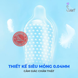 (Snapshop) Bao cao su Okamoto Dot De Cool - Gai lạnh, kéo dài thời gian - Hộp 10 cái Chính Hãng