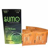 Bao Cao Su Gai SUMO Nhật Bản 4in1 Hộp 12 Chiếc Siêu Mỏng, Nhiều Gel, Kéo Dài Thời Gian C Nhập Khẩu Chính Hãng