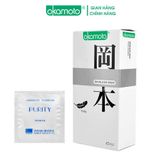 Bao Cao Su Okamoto Skinless Skin Purity Hộp 10 Chiếc Siêu Mỏng Trơn, Khử Mùi Tinh Khiết Nhập Khẩu Chính Hãng