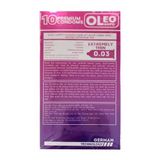 Bao Cao Su Oleo Lampo 0.03mm Hộp 10 Chiếc Siêu Mỏng Trần Trụi, Nhiều Gel, Kéo Dài Thời G Nhập Khẩu Chính Hãng