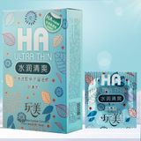 Bao Cao Su HA Ultra Thin Màu Xanh Hộp 100 Chiếc Siêu Mỏng, Siêu Nhiều Gel, Cực Kỳ Tiết K Nhập Khẩu Chính Hãng