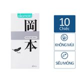 Bao Cao Su Okamoto Skinless Skin Purity - Không Mùi Tinh Khiết