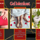 Menlust 50ml - Gel kem bôi trơn hỗ trợ tăng kích thước dương vật Nhập Khẩu Chính Hãng