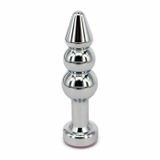 HẬU MÔN INOX ĐÍNH ĐÁ PHÁT SÁNG ĐẦU NHỌN 3 KHẤC - PHÍCH CẮM Nhập Khẩu Chính Hãng