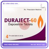 Duraject - Viên Uống Hỗ Trợ Phái Mạnh 60-Allegens Vỉ 4 Viên Nhập Khẩu Chính Hãng