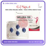 Welgra - Viên Cường Dương 100 Tăng Cường Sinh Lý Nam Giao Kín Đáo