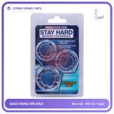 Stay Hard - Bộ 3 vòng đeo hỗ trợ kéo dài thời gian cho nam Nhập Khẩu Chính Hãng