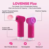 Lovense Fizz – Máy Hút Âm Vật TwinAir Kết Hợp Gõ Nhịp PulseSense