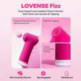 Lovense Fizz – Máy Hút Âm Vật TwinAir Kết Hợp Gõ Nhịp PulseSense