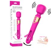 Gậy Rung Vỗ Ngón Tay 2 Trong 1 Kích Thích Điểm G, Âm Vật Cùng Lúc