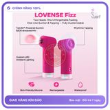 (Che Tên) Lovense Fizz – Máy Hút Âm Vật TwinAir Kết Hợp Gõ Nhịp PulseSense Hỗ Trợ 24/7