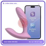 (Che Tên) Svakom Erica Plus – Máy Rung Đeo Quần Lót, Động Cơ Kép Thụt Điểm G Hỗ Trợ 24/7
