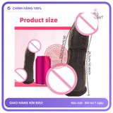 (Che Tên) Dương Vật Giả Silicon Đen Hàng Khủng 26.5cm — Siêu Mềm, Chống Nước Bảo Mật Tuyệt Đối