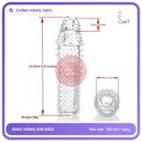 Bản Nhập Khẩu Cao Cấp - Bao Su Cao Cấp đôn dên tăng kích thước Gai mịn Tái sử dụng nhiều lần