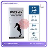 Hàng Nội Địa Cao Cấp - Bao Su Cao Cấp Gây Tê Kéo Dài Cho Nam Power Men Longer Plus Type 12s