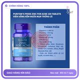 Viên uống kẽm Puritan Pride 100 viên