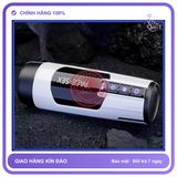 (Che Tên) Âm Đạo Giả Điện Tử Space Cup Sưởi Ấm 40°C, Giọng Nói 3 Ngôn Ngữ Chuẩn Auth