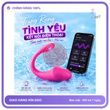 (Che Tên) Trứng rung nòng nọc kết nối điện thoại Hộp Trắng Kín