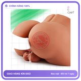 (Che Tên) Búp Bê Bán Thân Nam Mông TPE Nguyên Khối Kèm Dương Vật Uốn Cong 360° 2 Trong 1 Đa Năng - Hàng Mới Về