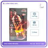 (Che Tên) Bao Cao Su Super Gold - Gai Bi Lớn Có Rung Hỗ Trợ 24/7