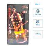 Combo 2 Hộp Bao Cao Su Gai Bi Râu Super Gold (Cùng Loại)