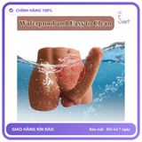 (Che Tên) Búp Bê Bán Thân Nam 3.7kg Dildo 21cm Uốn Cong 360° + Hậu Môn Sâu 14cm Unisex 2 Trong 1 Giao Nhanh Toàn Quốc