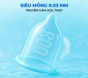 Bao Cao Su Okamoto 0.03 Platinum - Siêu Mỏng Mềm Mại
