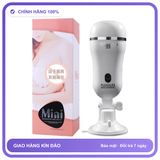 Âm đạo giả Hít rung dùng pin MizzZee Mini