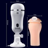 Âm đạo giả Hít rung dùng pin MizzZee Mini