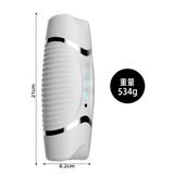 Âm đạo giả 2 Đầu rung phát nhiệt có âm thanh sạc USB Jiuai Black Hole Pro