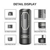 Âm đạo giả phát nhiệt bú có âm thanh sạc USB Jiuuy Sokoot Power Play