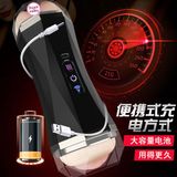 Âm đạo giả 2 Đầu rung có âm thanh sạc USB Jiuai Luba