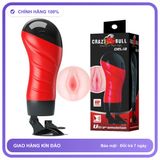 Âm đạo giả Hít rung có âm thanh dùng pin Baile Crazy Bull Pro
