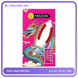 Bao cao su gai bi kiểu Râu Bi Meleon Dragon Hồng Hộp 2 cái
