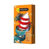Bao cao su gai bi kiểu Râu Bi Meleon Dragon Cam Hộp 2 cái