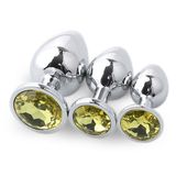 Plug phích cắm hậu môn Inox Đính Đá B