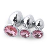 Plug phích cắm hậu môn Inox Đính Đá C
