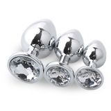 Plug phích cắm hậu môn Inox Đính Đá C