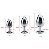 Plug phích cắm hậu môn Inox Đính Đá C