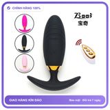 Plug phích cắm hậu môn Mỏ điều khiển từ xa rung sạc USB Boqi Neo BQ23