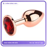 Plug phích cắm hậu môn Inox Vàng Hồng